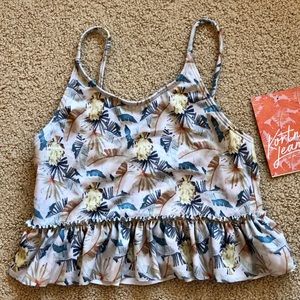 Kortni Jeane peplum top NWT